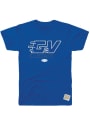 Original Retro Brand Grand Valley State Lakers Blue Logo Fashion Tee