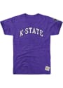 Original Retro Brand K-State Wildcats Purple Arch Fashion Tee