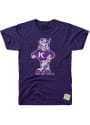 Original Retro Brand K-State Wildcats Purple Logo Fashion Tee
