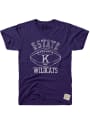 Original Retro Brand K-State Wildcats Purple Vault Football Fashion Tee