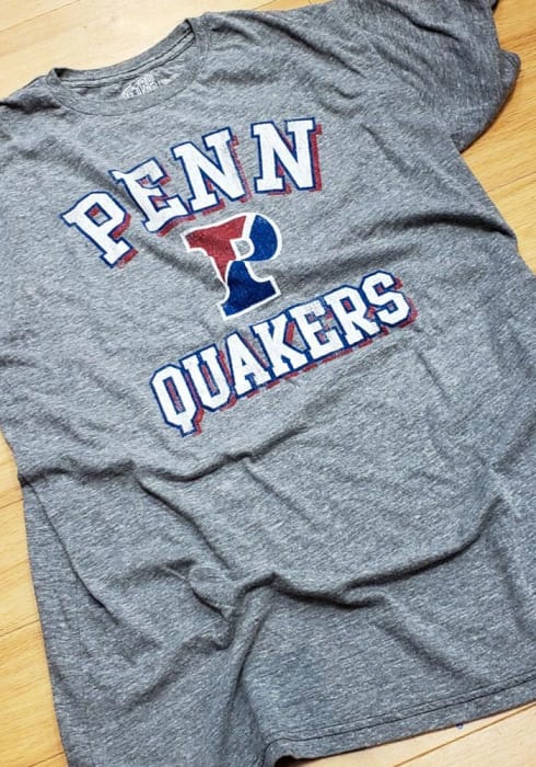 Original Retro Brand Quakers Team Short Sleeve Fashion T Shirt