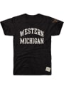 Original Retro Brand Western Michigan Broncos Black Arch Fashion Tee