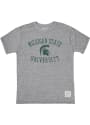 Michigan State Spartans Original Retro Brand Full School Name Fashion T Shirt - Grey