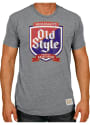 Original Retro Brand Heilemans Old Style Grey Logo Short Sleeve T Shirt