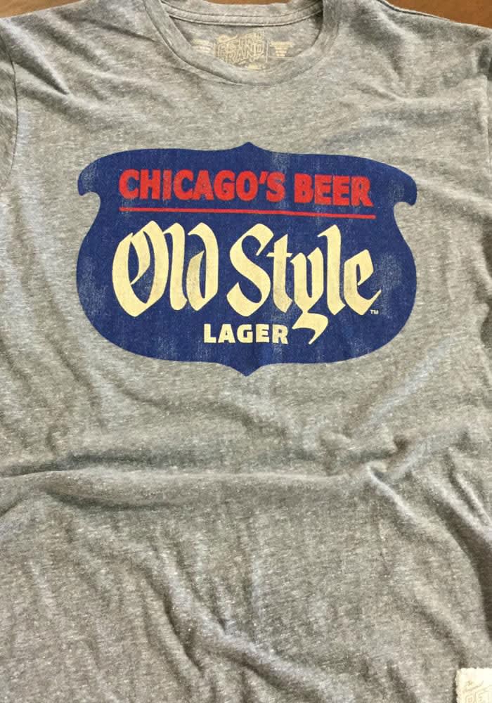 Original Retro Brand Chicago HEATHERGREY Chicagos Beer Old