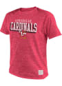 Louisville Cardinals Original Retro Brand Vintage Triblend Fashion T Shirt - Red