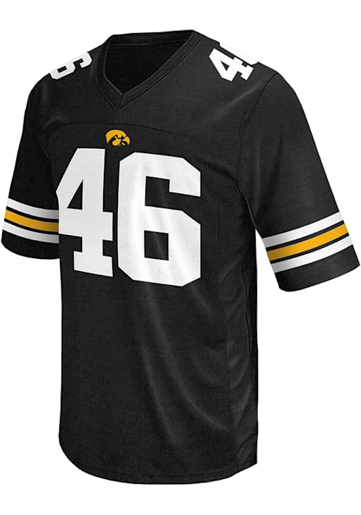 George Kittle  Original Retro Brand Iowa Hawkeyes Black George Kittle Football Jersey