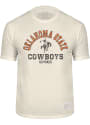 Oklahoma State Cowboys Original Retro Brand Arch Mascot T Shirt - White