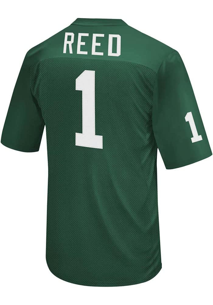 Jayden Reed Mens GREEN Michigan State Spartans Player Football Jersey