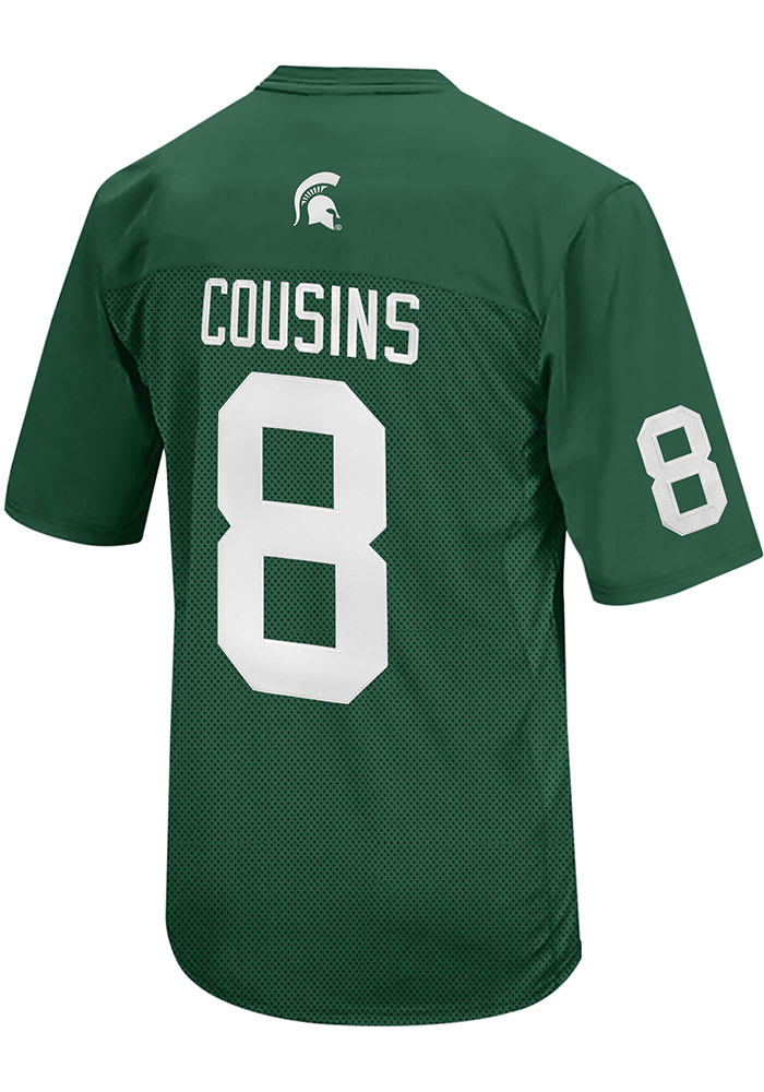 Kirk Cousins Original Retro Brand Michigan State Spartans Green Player Football Jersey Green 100 POLYESTER Size 2XL