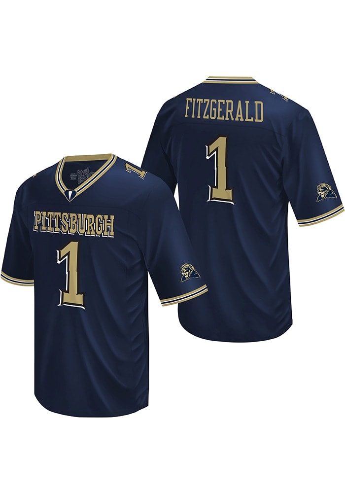 Larry Fitzgerald Mens NAVY Pitt Panthers Player Football Jersey