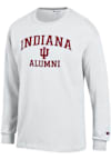 Main image for Mens Indiana Hoosiers White Champion Logo Alumni Jersey Tee
