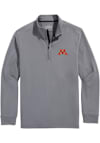 Main image for Mens Minnesota Golden Gophers Grey Vineyard Vines Clubhouse Qtr Zip Pullover