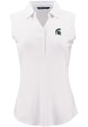 Main image for Womens Michigan State Spartans White Cutter and Buck Forge Eco Polo Shirt