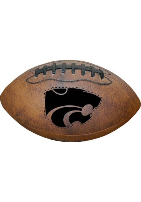 Brown K-State Wildcats Vintage Football