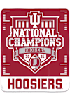 Main image for Indiana Hoosiers Crimson  2025 College Football Champions Winning Image Fleece Blanket