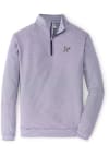 Main image for Mens Purple K-State Wildcats Perth Sugar Stripe Willie Qtr Zip Pullover