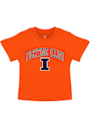 Main image for Toddler Orange Illinois Fighting Illini Arched Wordmark Short Sleeve T-Shirt