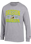 Main image for Mens Oregon Ducks Grey Champion Est. Date Grandpa Jersey Tee