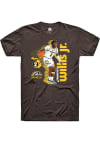 Main image for Chansey Willis Jr Brown Western Michigan Broncos NIL Caricature Short Sleeve T Shirt