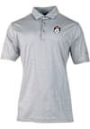 Main image for Mens Washington Huskies Grey Columbia Vault Heat Seal Double Hit Short Sleeve Polo Shirt