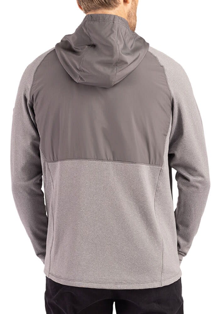 Cutter and Buck VCU Rams Mens GRAPHITE Peshastin Full Zip