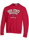 Main image for Mens Ohio State Buckeyes Red Champion Class of 2026 Crew Sweatshirt