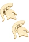 Main image for Matte Stud Michigan State Spartans Womens Earrings - Gold