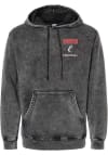 Main image for Grant Edgington Rally Mens Black Cincinnati Bearcats NIL Embroidered Long Sleeve Fashion Hood