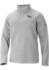 Main image for Mens Pitt Panthers Grey Columbia Alto Pass Half Snap Qtr Zip Pullover