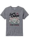 Main image for Grey Ohio State Buckeyes The Shoe Victory Falls Short Sleeve Fashion T Shirt