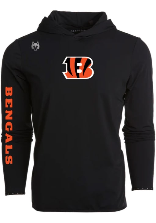 Greyson Cincinnati Bengals Mens Black Colorado Long Sleeve Hoodie
