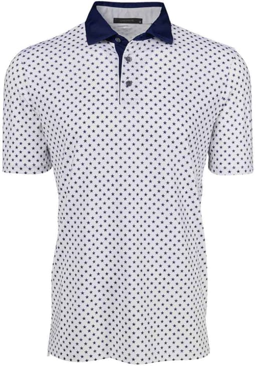 Greyson Dallas Cowboys Mens White Custom Short Sleeve Fashion Polo