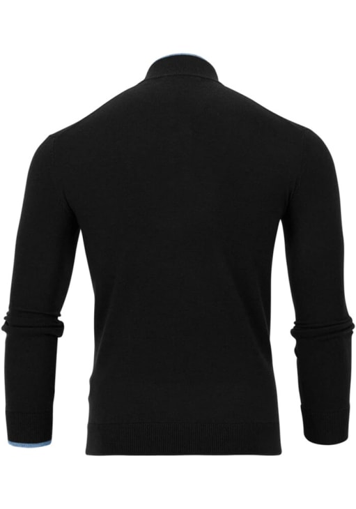 Greyson Kansas City Chiefs Mens Black Sebonack Long Sleeve Qtr Zip Pullover