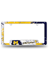 Main image for White Michigan Wolverines Tie Dye All Over Chrome License Plate Frame