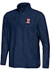Main image for Mens Illinois Fighting Illini Navy Blue Antigua Swell Qtr Zip Pullover