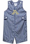 Main image for Toddler Akron Zips Navy Blue Vive La Fete Gingham Overalls