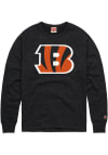 Main image for Homage Cincinnati Bengals Mens Black Primary Logo Long Sleeve Fashion Sweatshirt