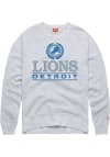 Main image for Homage Detroit Lions Mens Grey Collegiate Crest Long Sleeve Fashion Sweatshirt
