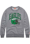 Main image for Homage Philadelphia Eagles Mens Grey Arch Over Helmet Long Sleeve Fashion Sweatshirt
