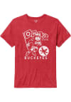 Main image for Red Ohio State Buckeyes Brutus Football Victory Falls Short Sleeve Fashion T Shirt