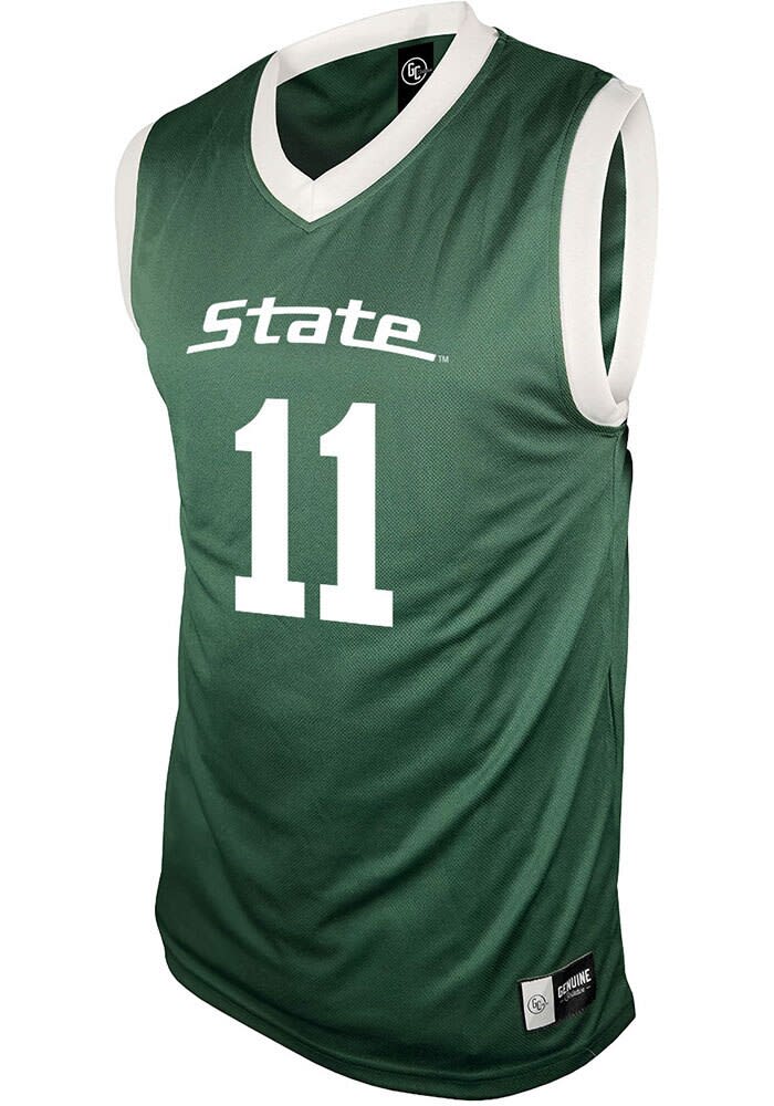 Jase Richardson Mens GREEN Michigan State Spartans NIL Basketball