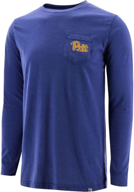 Mens Blue Pitt Panthers Team Long Sleeve T-Shirt