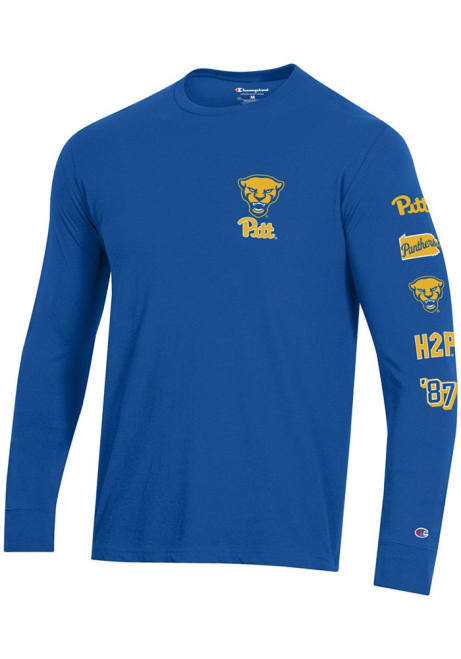 Mens Pitt Panthers Blue Champion Team Tee