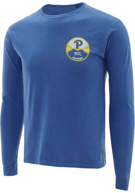 Mens Blue Pitt Panthers #Univ of Pittsburg Tee