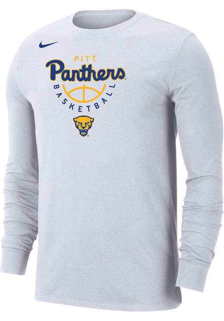 Mens Pitt Panthers White Nike #Univ of Pittsburg Tee