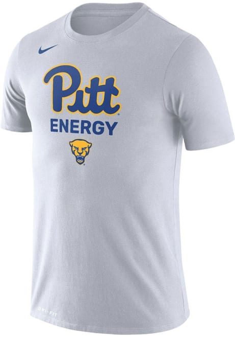 Pitt Panthers White Nike #Univ of Pittsburg Short Sleeve T Shirt