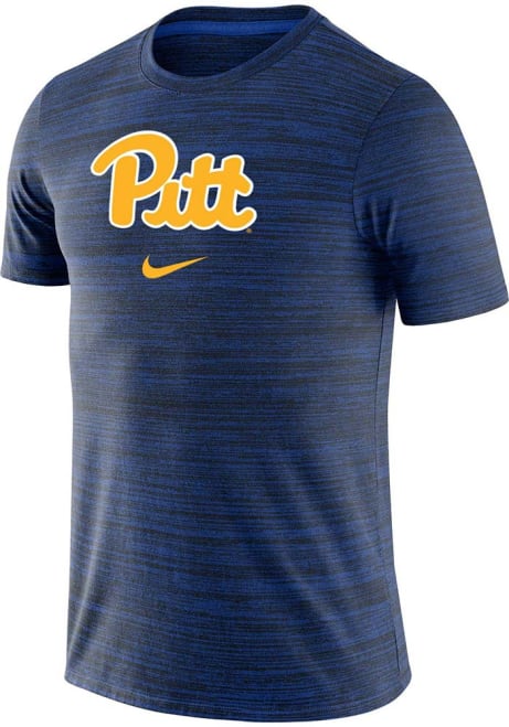 Pitt Panthers Grey Nike Team Short Sleeve T Shirt