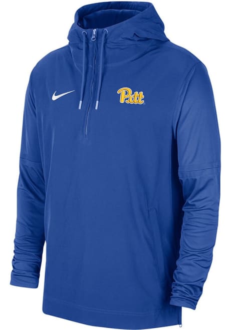 Mens Pitt Panthers Blue Nike Team Medium Weight Jacket