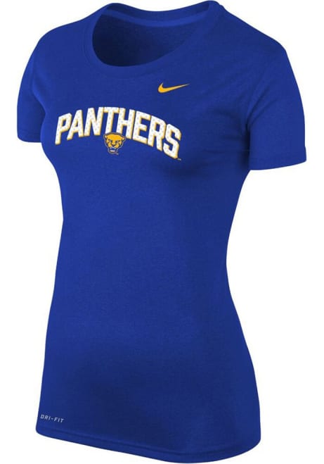 Womens Blue Pitt Panthers Team T-Shirt